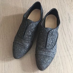 Saks Fifth Avenue tuxedo loafers